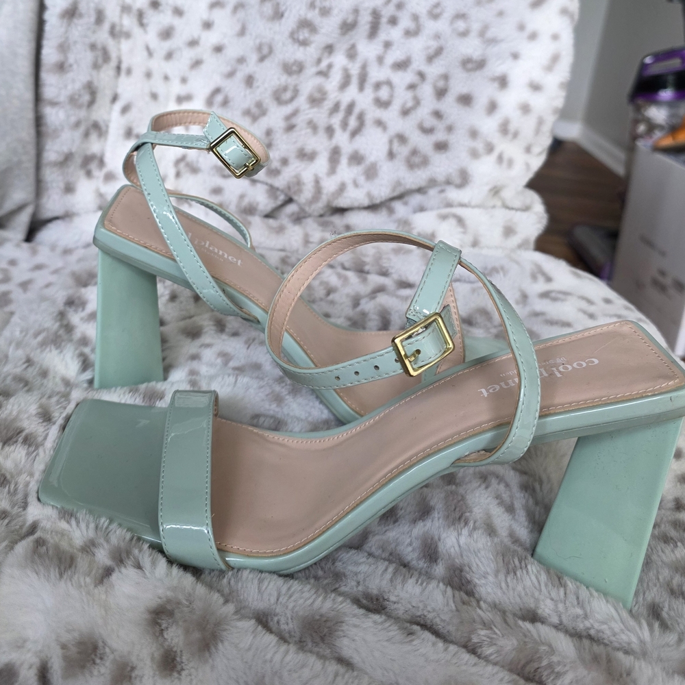 Mint Green Women's Heels